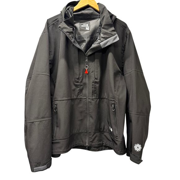 Icewear Njall Jacket Mens XXL Black Hooded Full Zip Outdoor Water Repellant